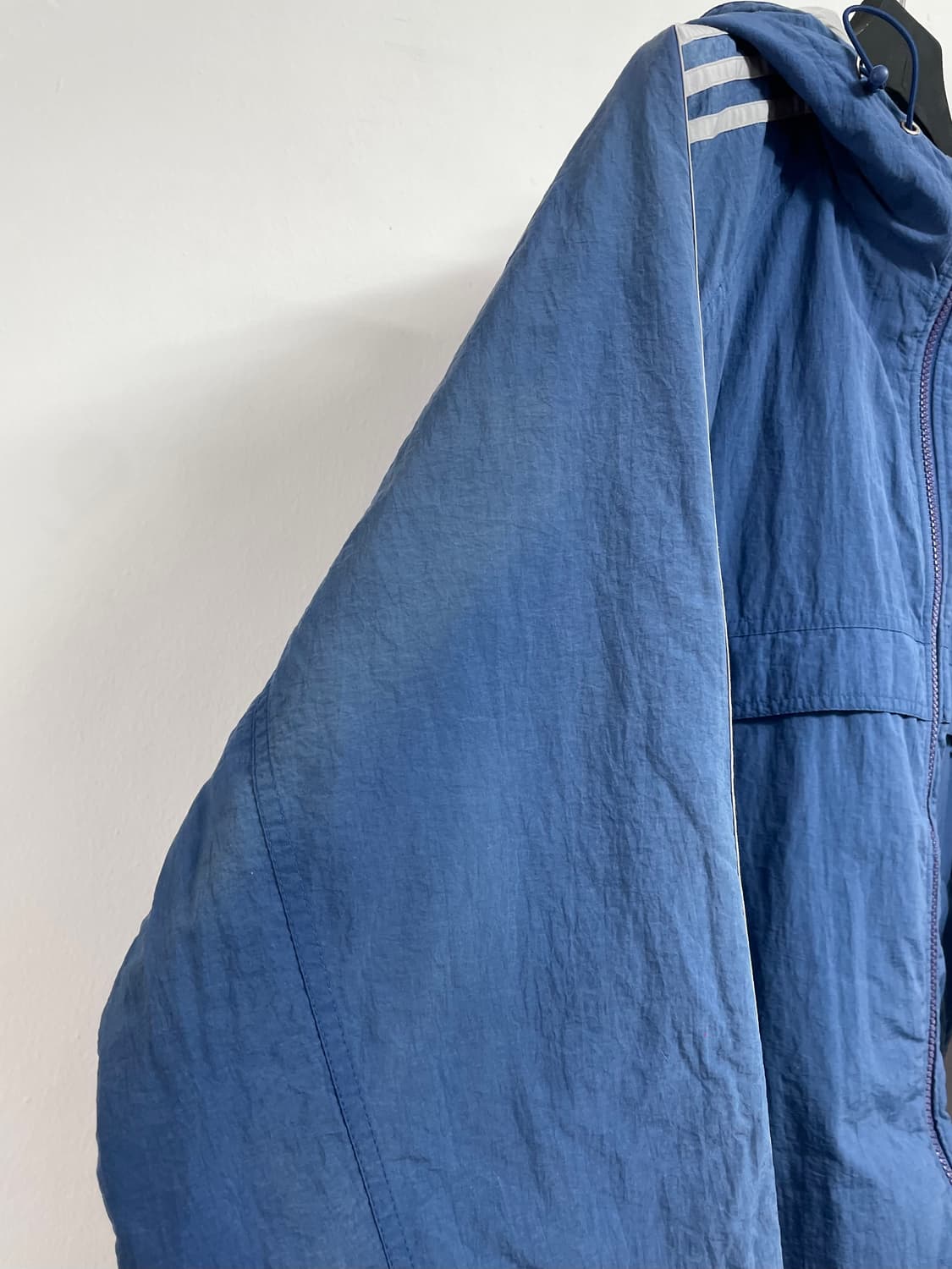 90s 아디다스 올드스쿨 누빔 바람막이 자켓 (on.457) 상품이미지6