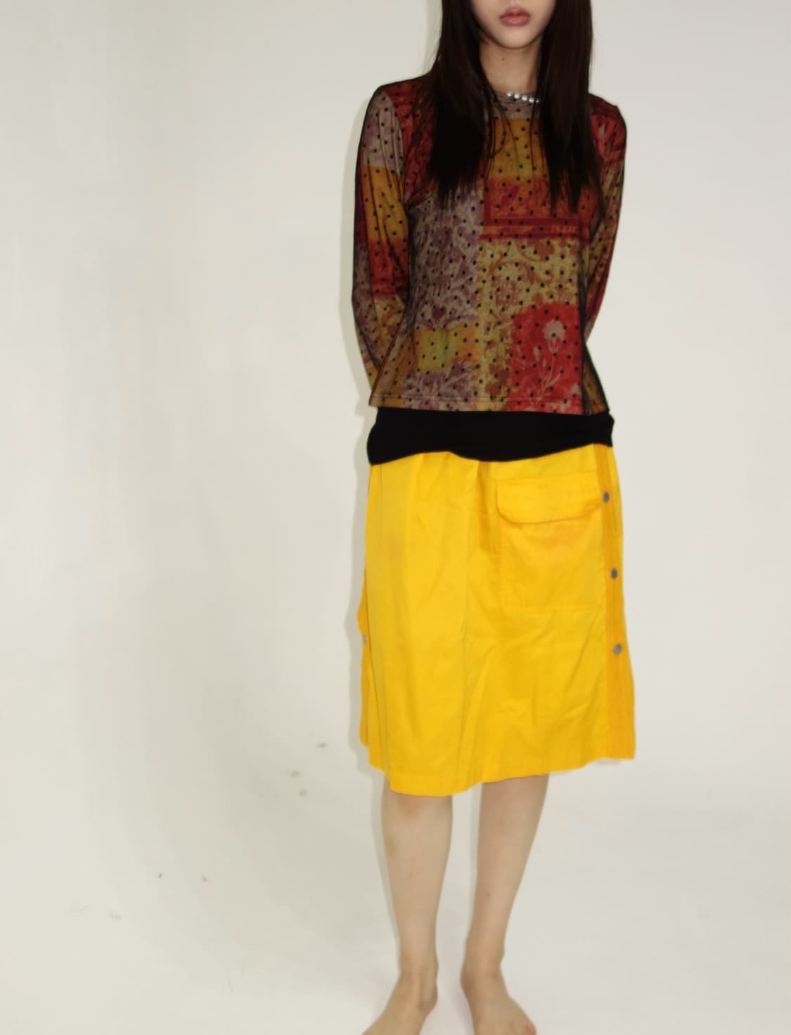 디올 미디 스커트 상품이미지1