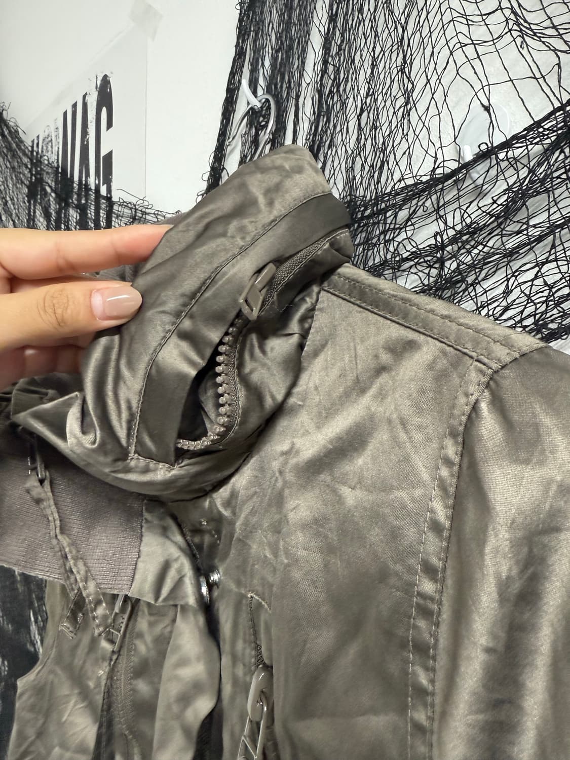 00s zipper detail midi jacket 상품이미지3