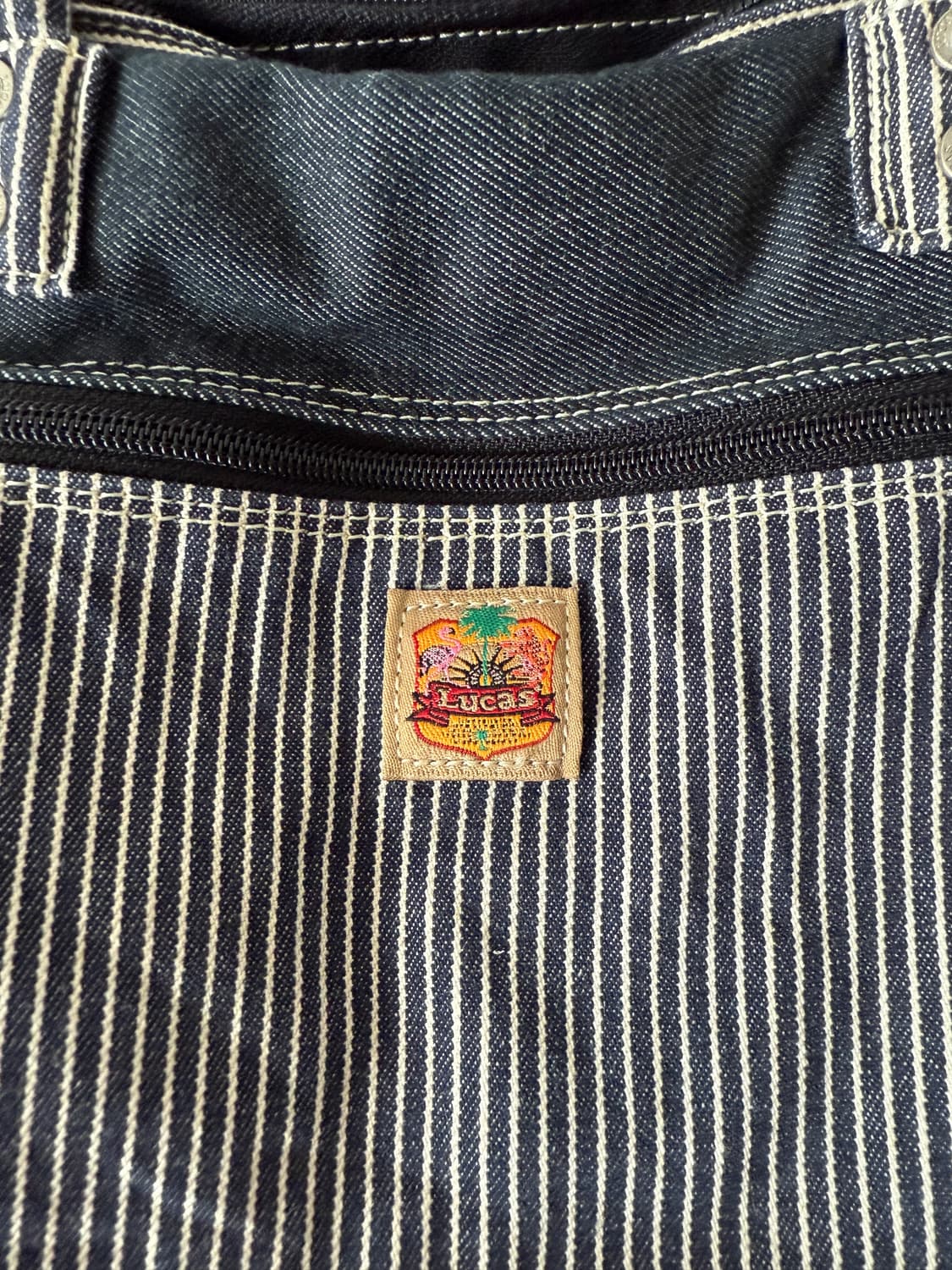 LUCAS 히코리 데님 숄더백 상품이미지6