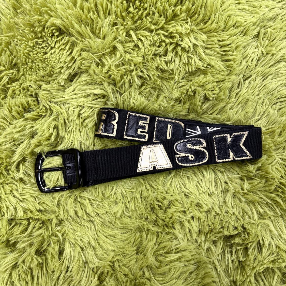 에스크 레터링 캔버스 벨트 상품이미지1