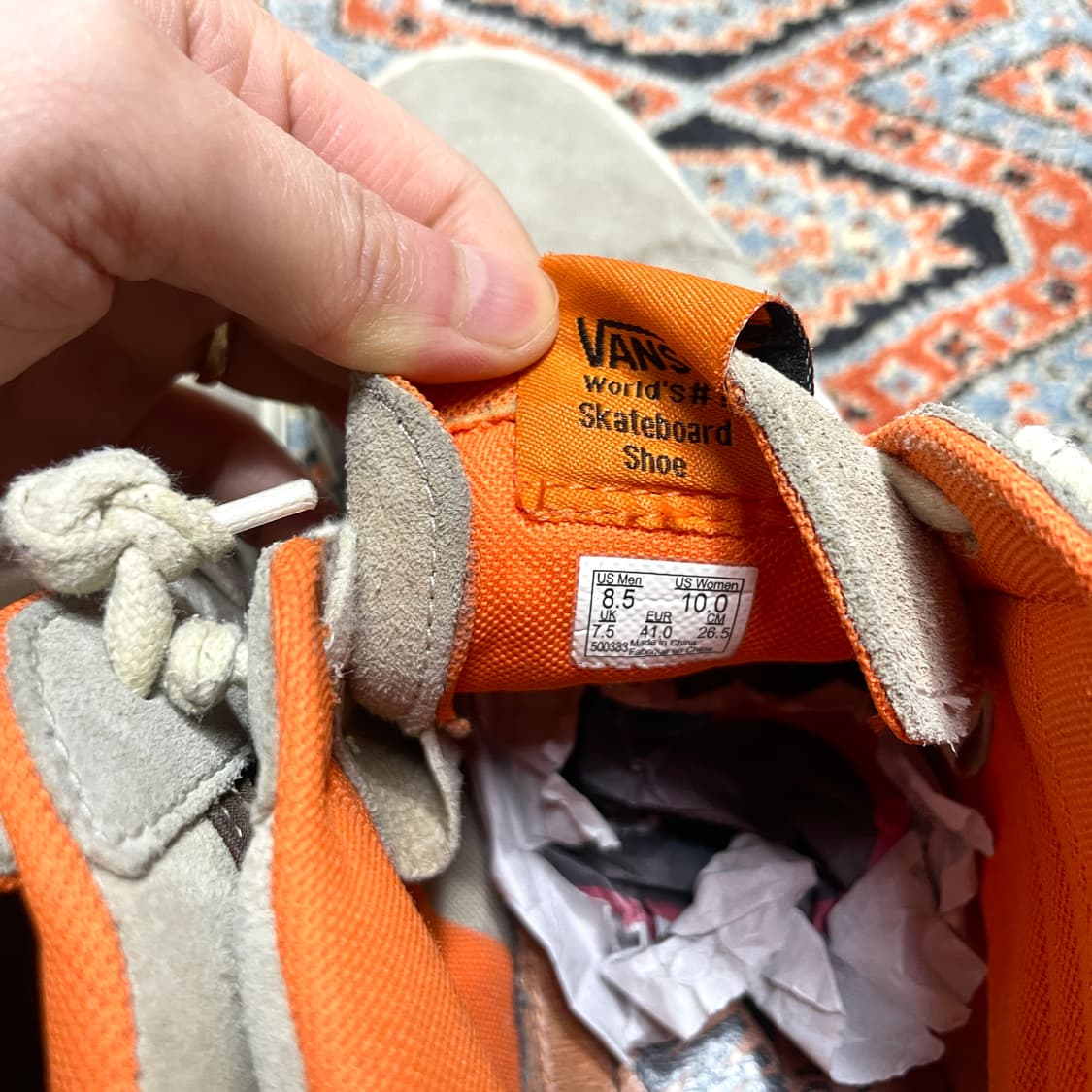 반스 언더커버 카모플라쥬 하이탑슈즈 남성270 상품이미지5