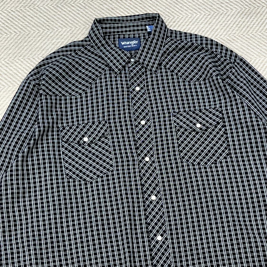랭글러 체크 웨스턴셔츠 r3380 상품이미지3