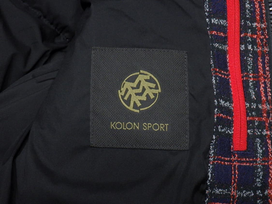 (90사이즈) 코오롱스포츠 여성 레이나 체크 FUR 다운 상품이미지8