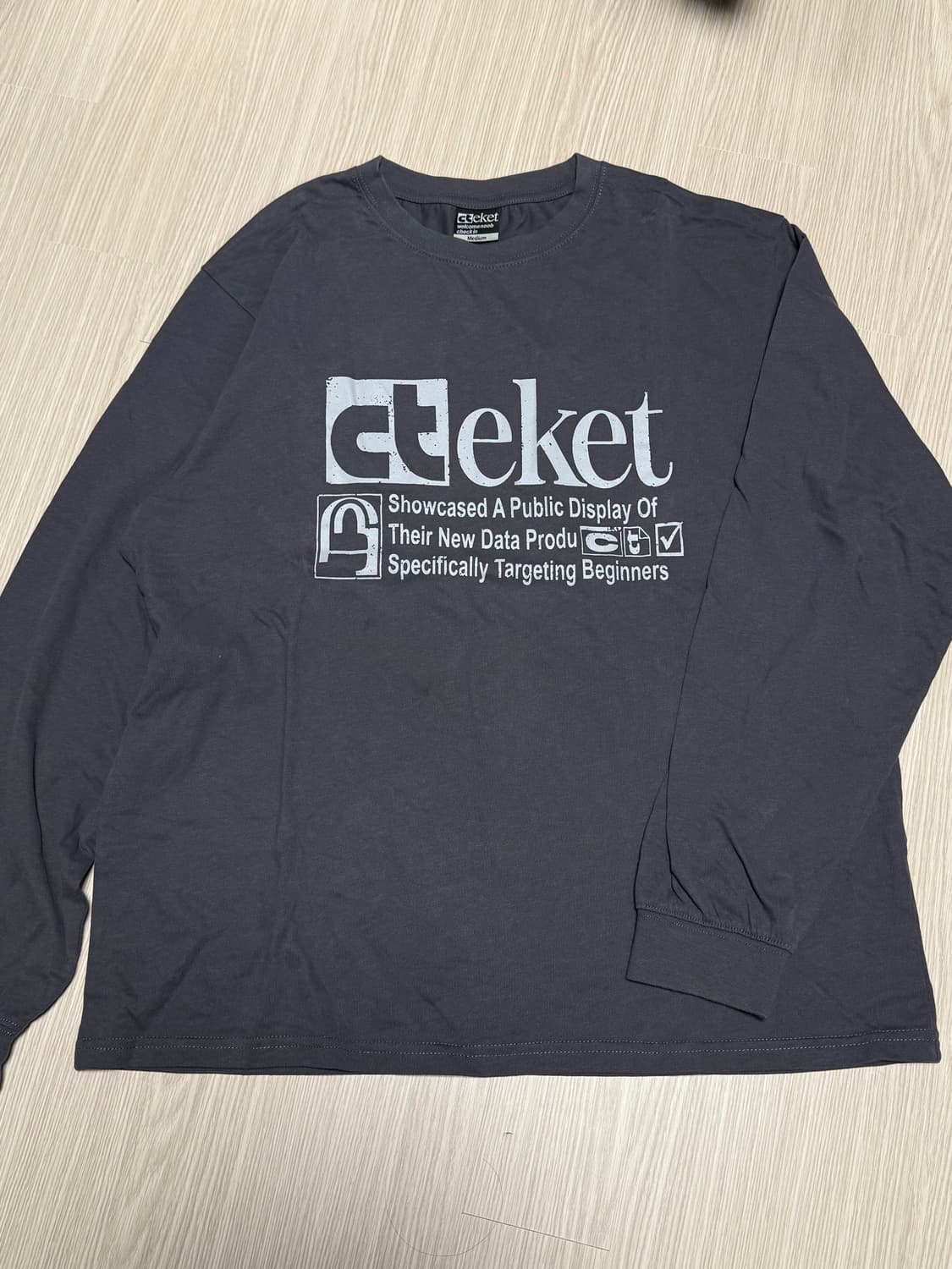 Teket 긴팔 티셔츠 상품이미지1