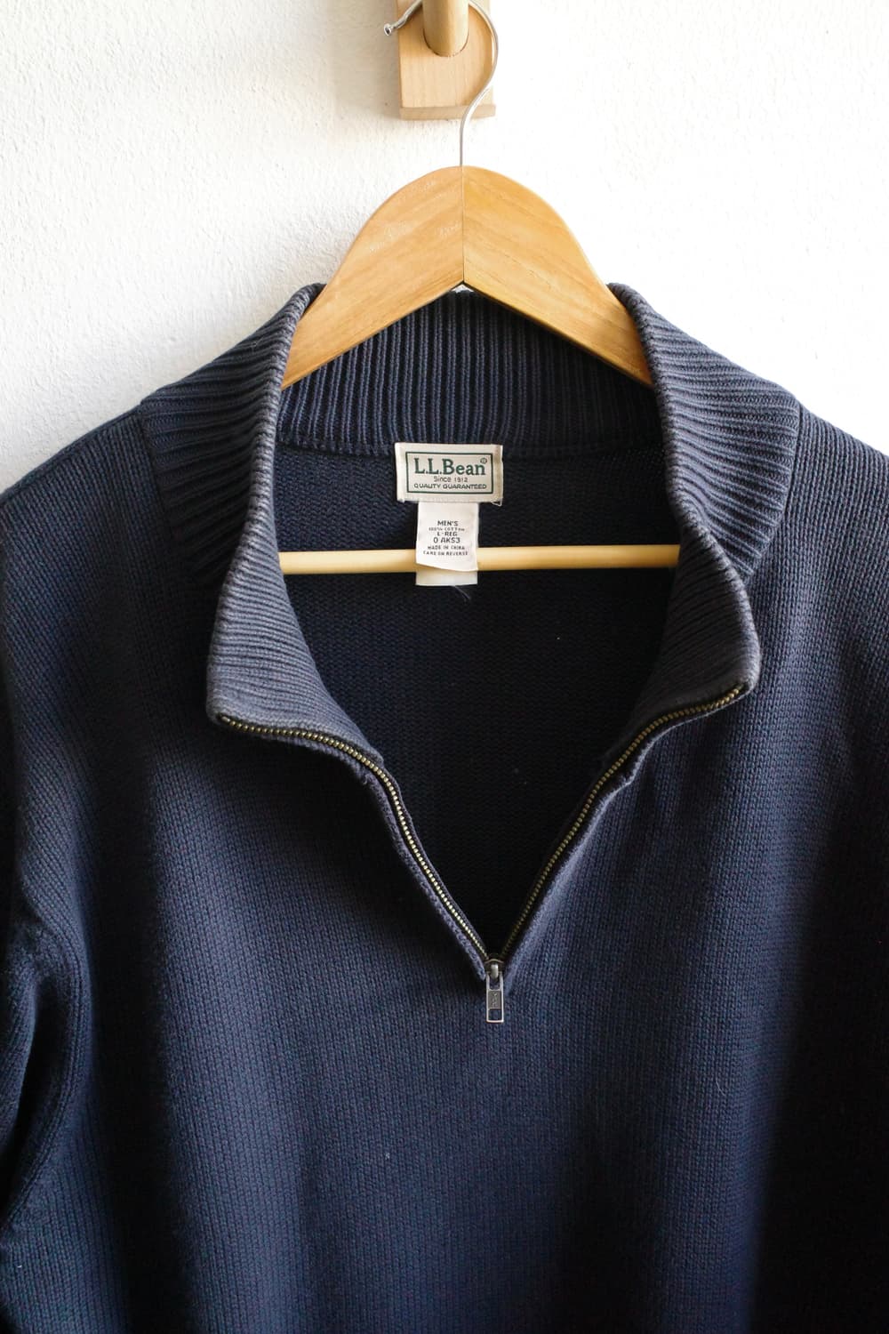 엘엘빈 쿼터집 니트 상품이미지4