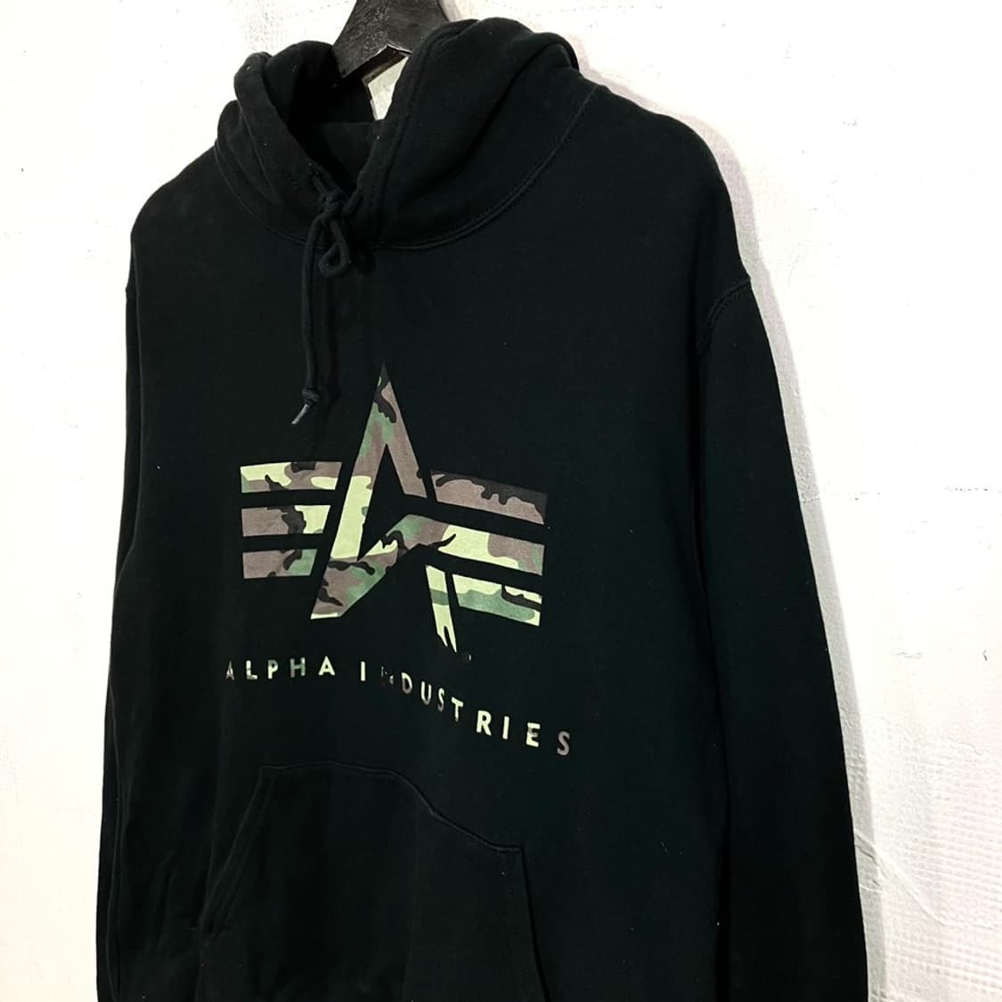 알파인더스트리 빅로고 후드티 상품이미지4