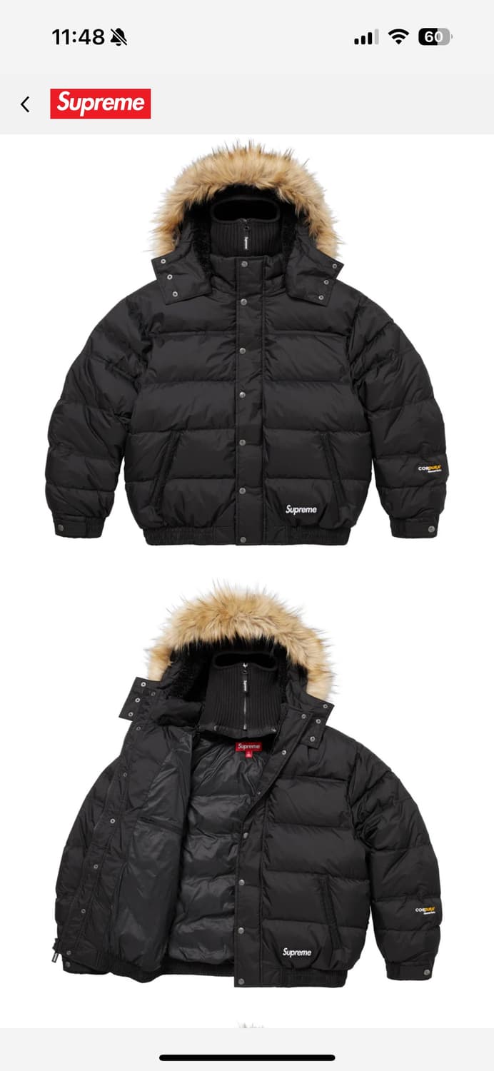 슈프림 페이스마스크 다운푸퍼 자켓 새상품 상품이미지1