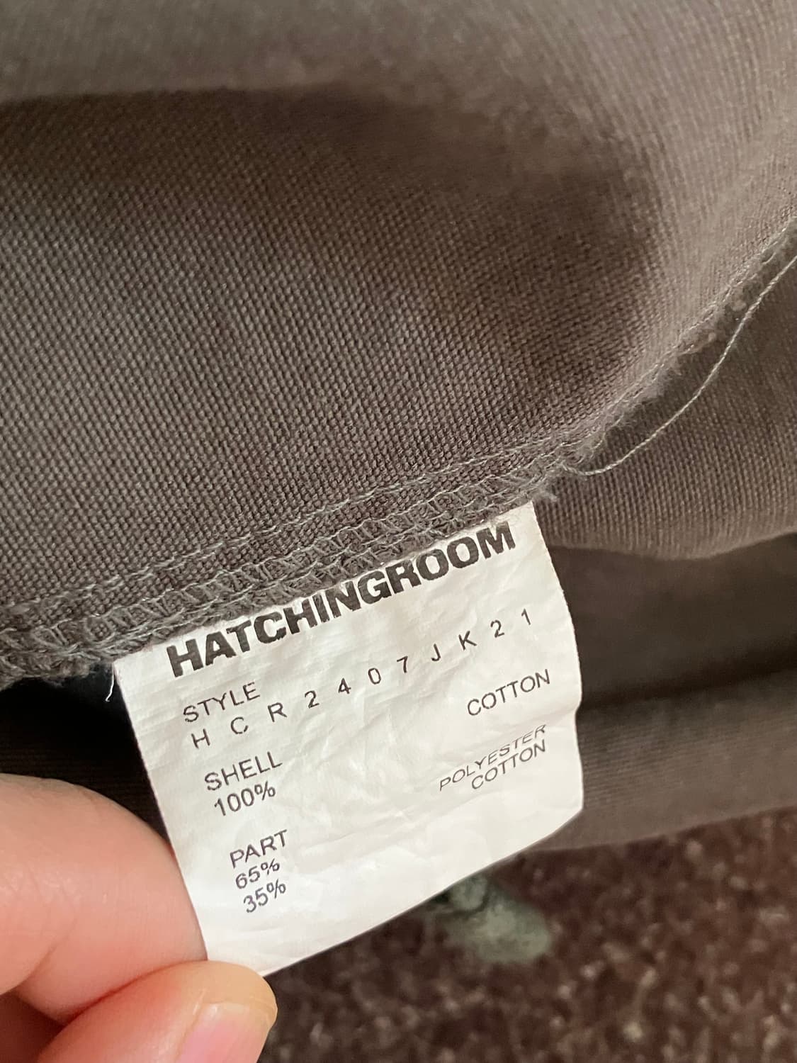 해칭룸 / 모즈파카 / 머드브라운 상품이미지4