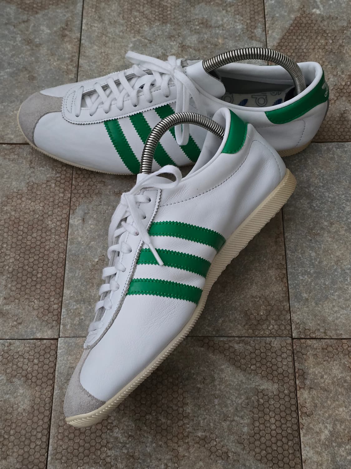 (270)아디다스 오버덥 화이트 그린 상품이미지5