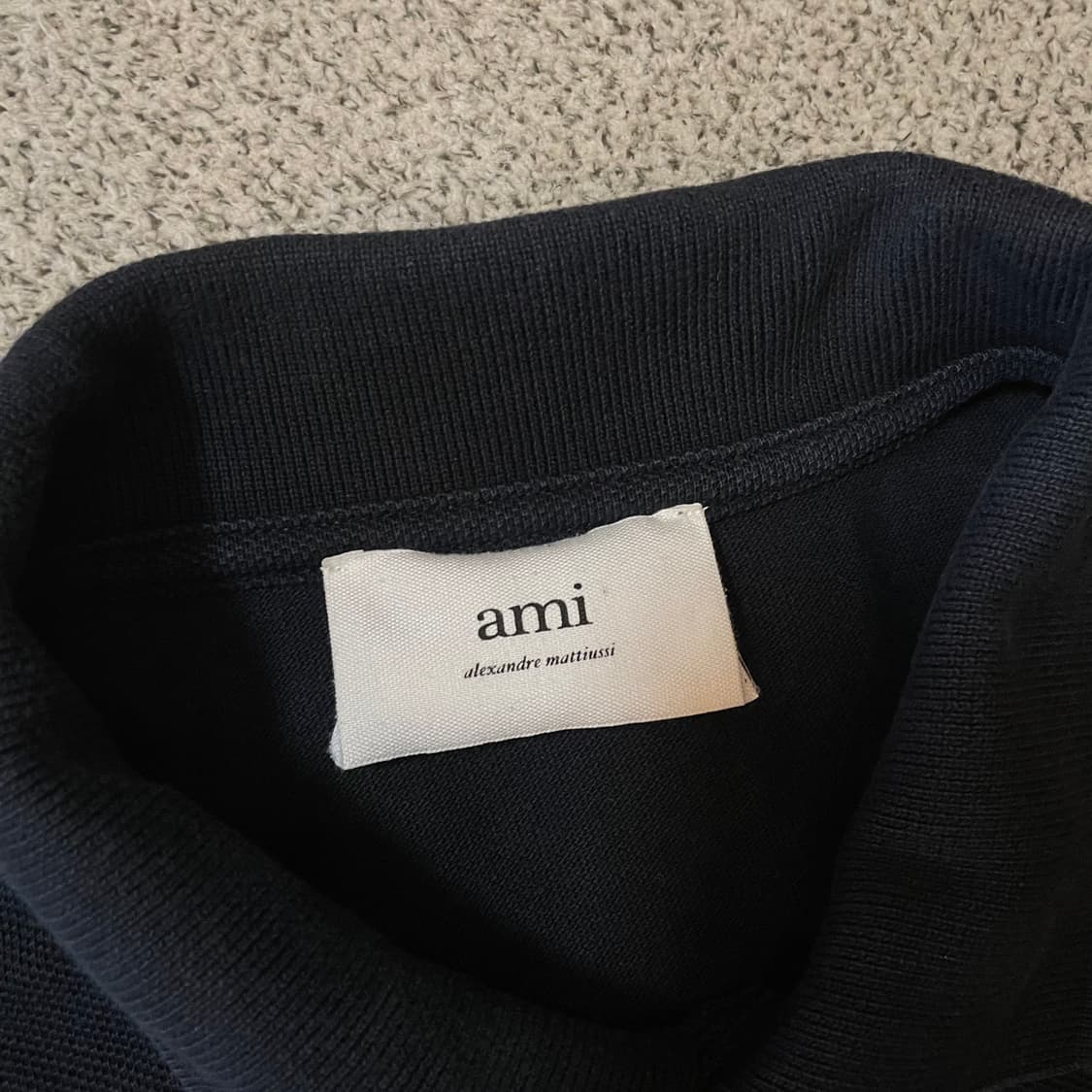 AMI 아미 스몰하트로고 폴로티 상품이미지3