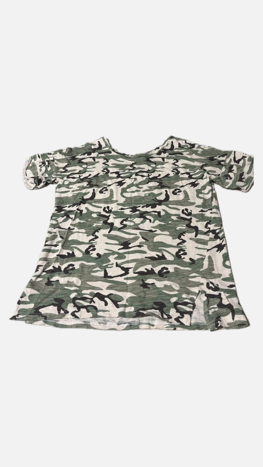 카모플라쥬 원숄더 빅 티셔츠 상품이미지1