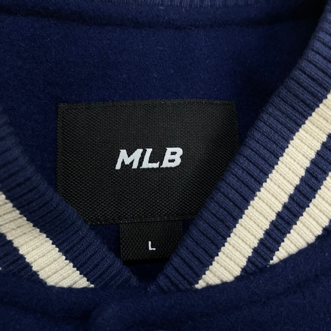 MLB 보스턴 레드삭스 울 바시티 자켓 네이비 상품이미지5