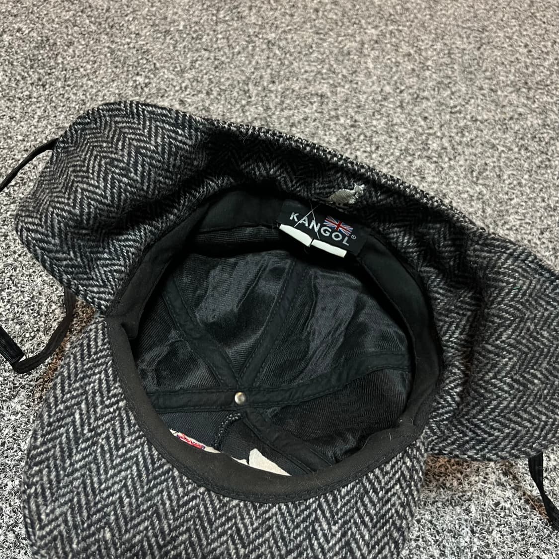 캉골 KANGOL 헤링본 귀달이 모자 상품이미지5