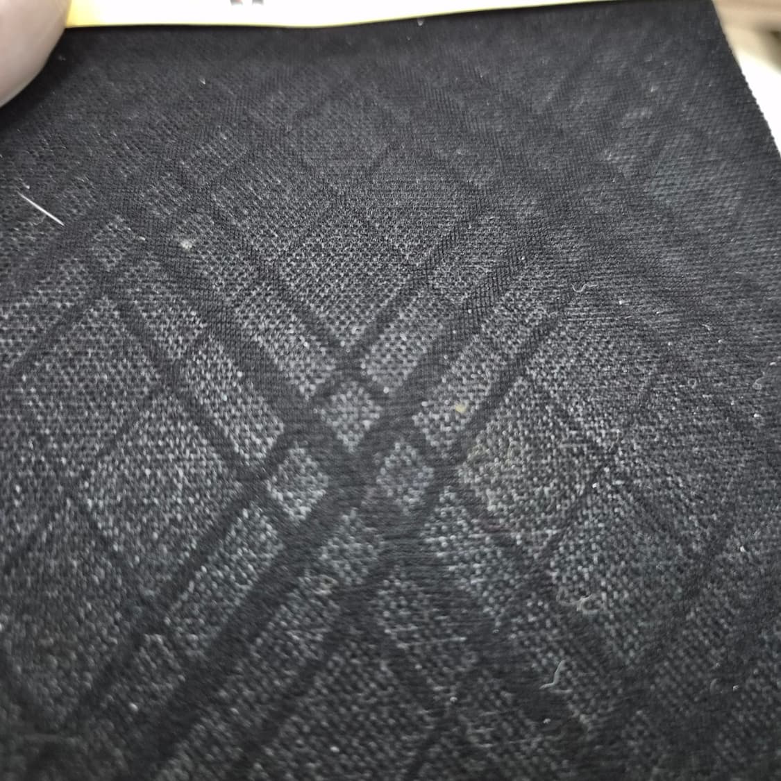 HUGO VALENTINO 블랙 아가일 패턴 반스타킹 상품이미지2