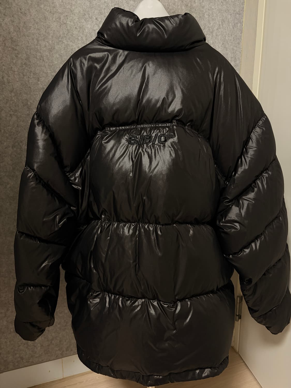 에스이오 오버사이즈 푸퍼 자켓 블랙 상품이미지5