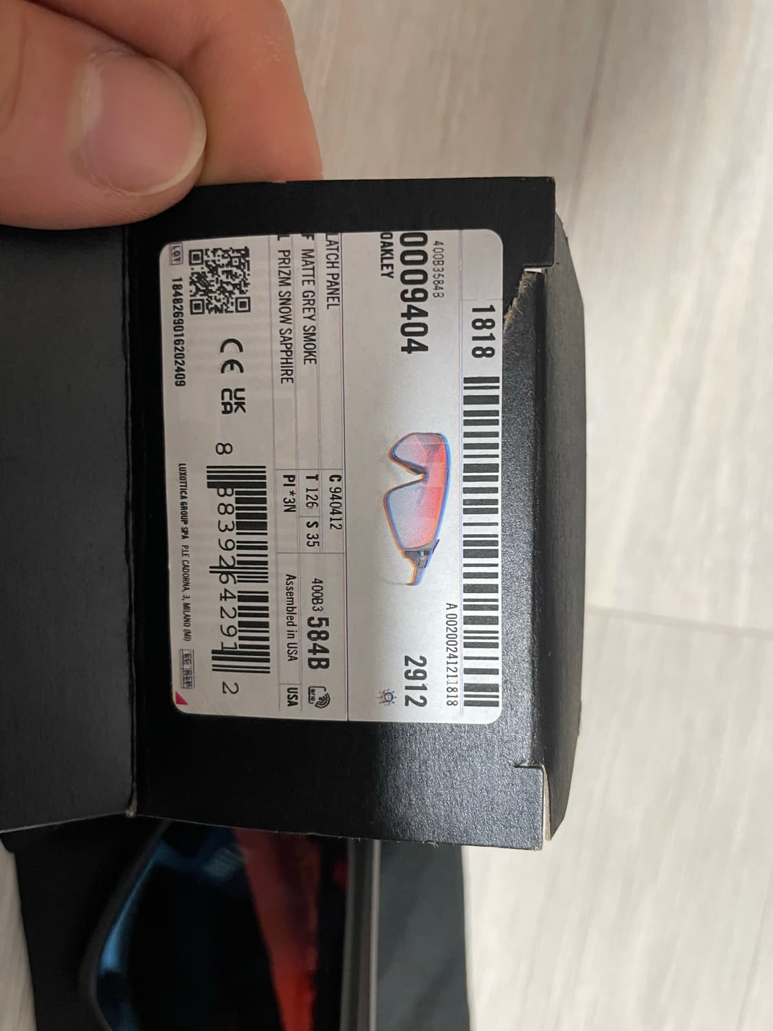 [새상품] 오클리 래치 패널 매트 그레이 스모크 (프리즘 스노우 사파이어 상품이미지4