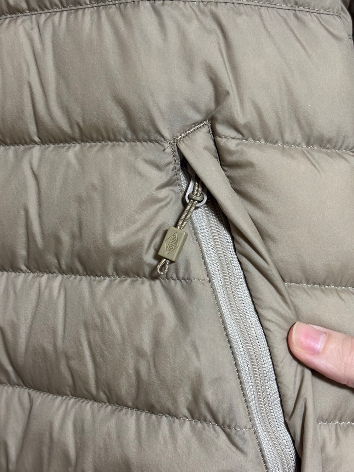 단톤 DANTON 이너 다운 자켓 beige s 사이즈 상품이미지7