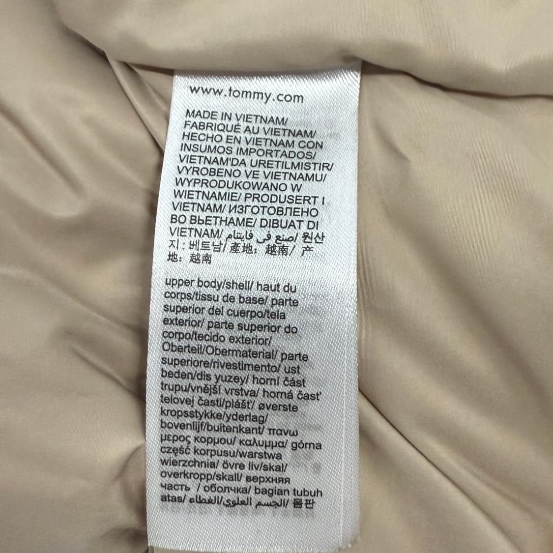 타미힐피거 바닐라 크림 패딩 상품이미지6
