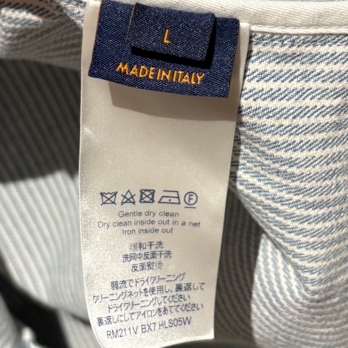 [L size] 루이비통 모노그램 워터컬러 데님자켓 상품이미지4