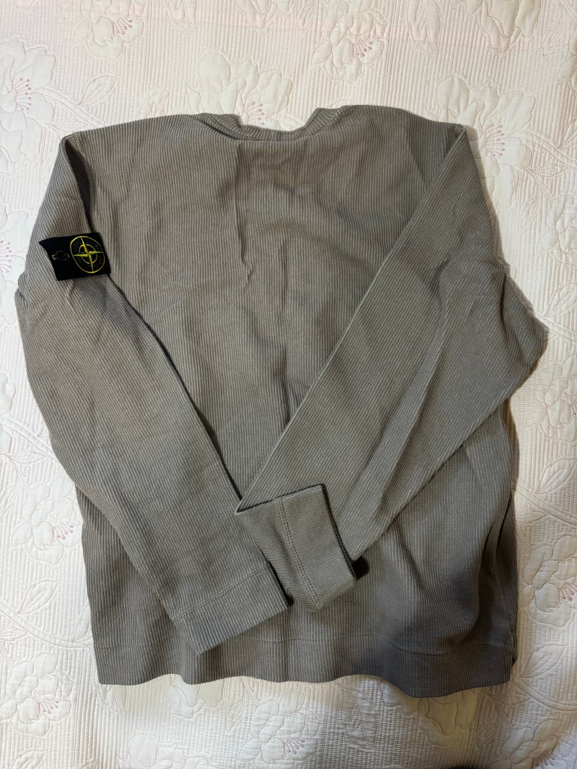 스톤아일랜드 나일론 크루넥 스웨트셔츠 도브 그레이 23ss 상품이미지7