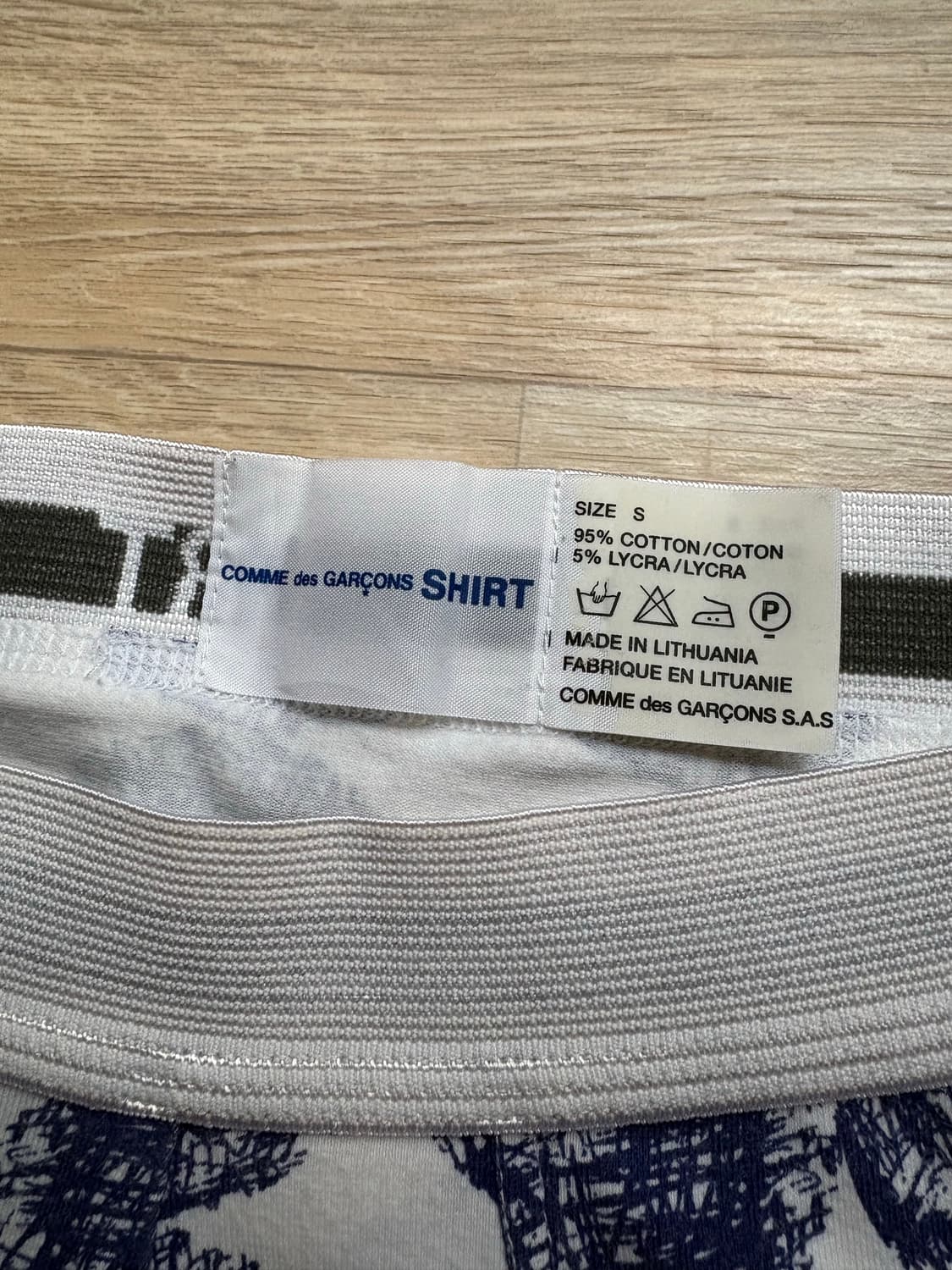 COMME des GARCONS SHIRT 꼼데가르송 내복 레깅스 상품이미지4