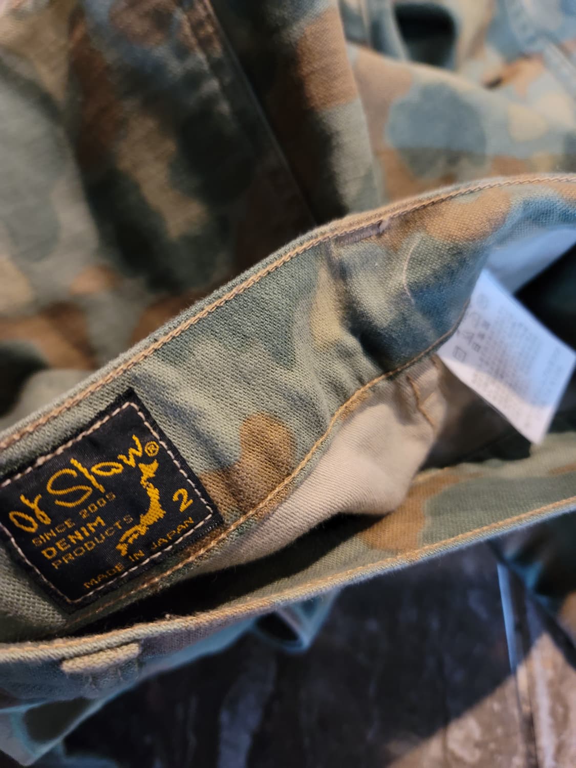 오어슬로우 카모플라쥬 퍼티그 팬츠 상품이미지3