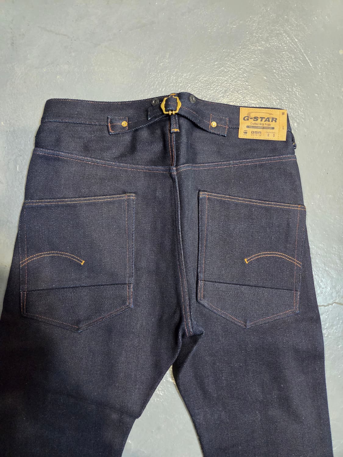 G-Star RAW 다크 RL 25OZ 헤비 데님 청바지(W33/L32) 상품이미지5