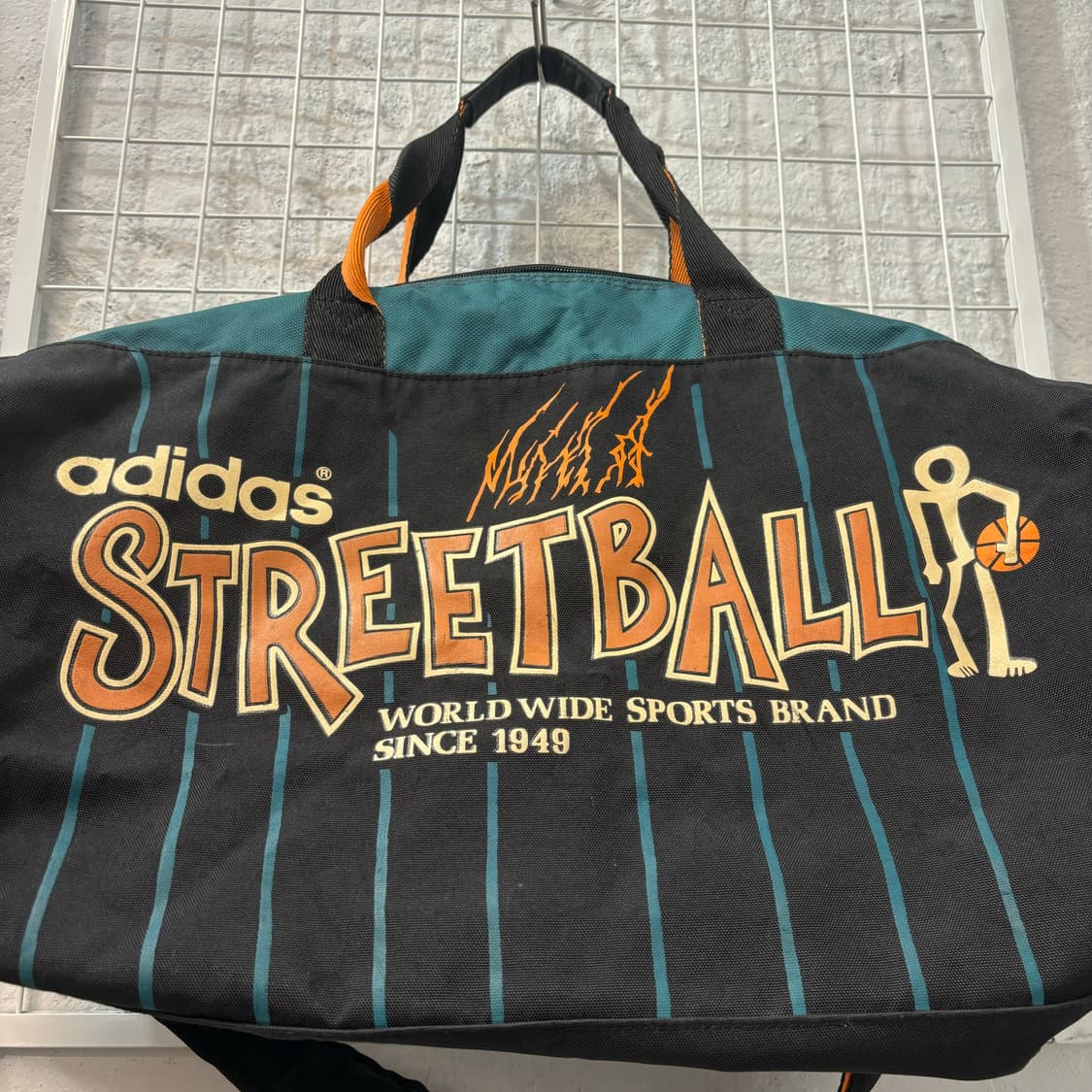90s 아디다스 올드스쿨 빈티지 스트릿볼 베스킷볼 크로스백 OS 상품이미지6