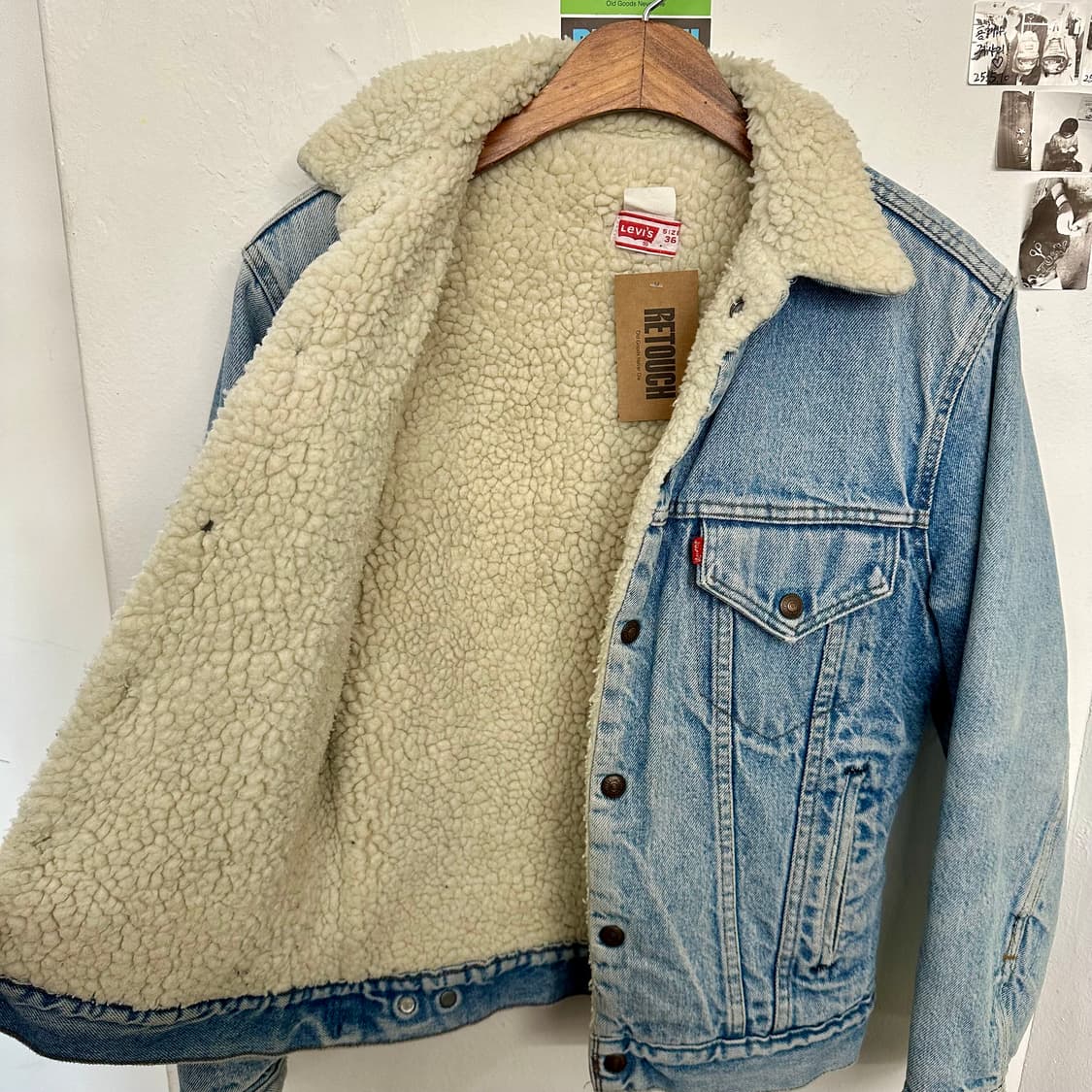 90‘s 리바이스 쉐르파 데님자켓 상품이미지10
