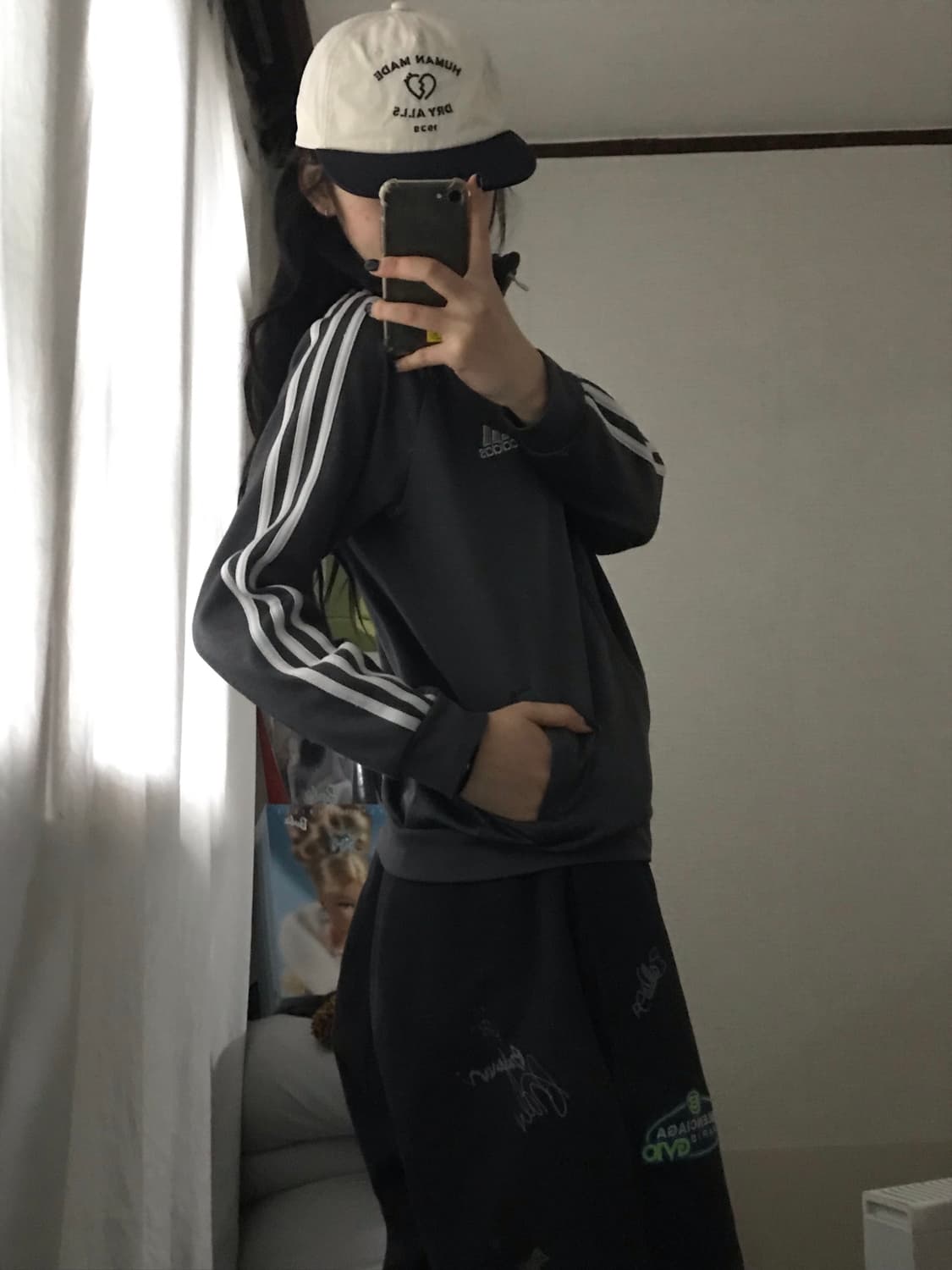 아디다스 그레이 빅로고 져지 상품이미지4