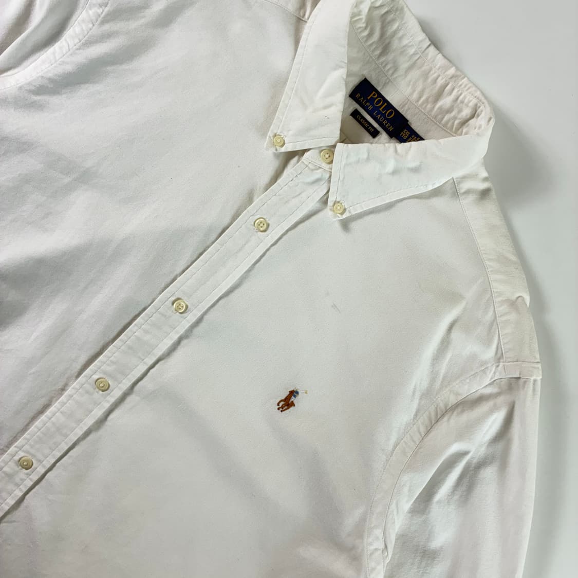 Polo 폴로 랄프로렌 신형 화이트 옥스포드 셔츠 상품이미지3