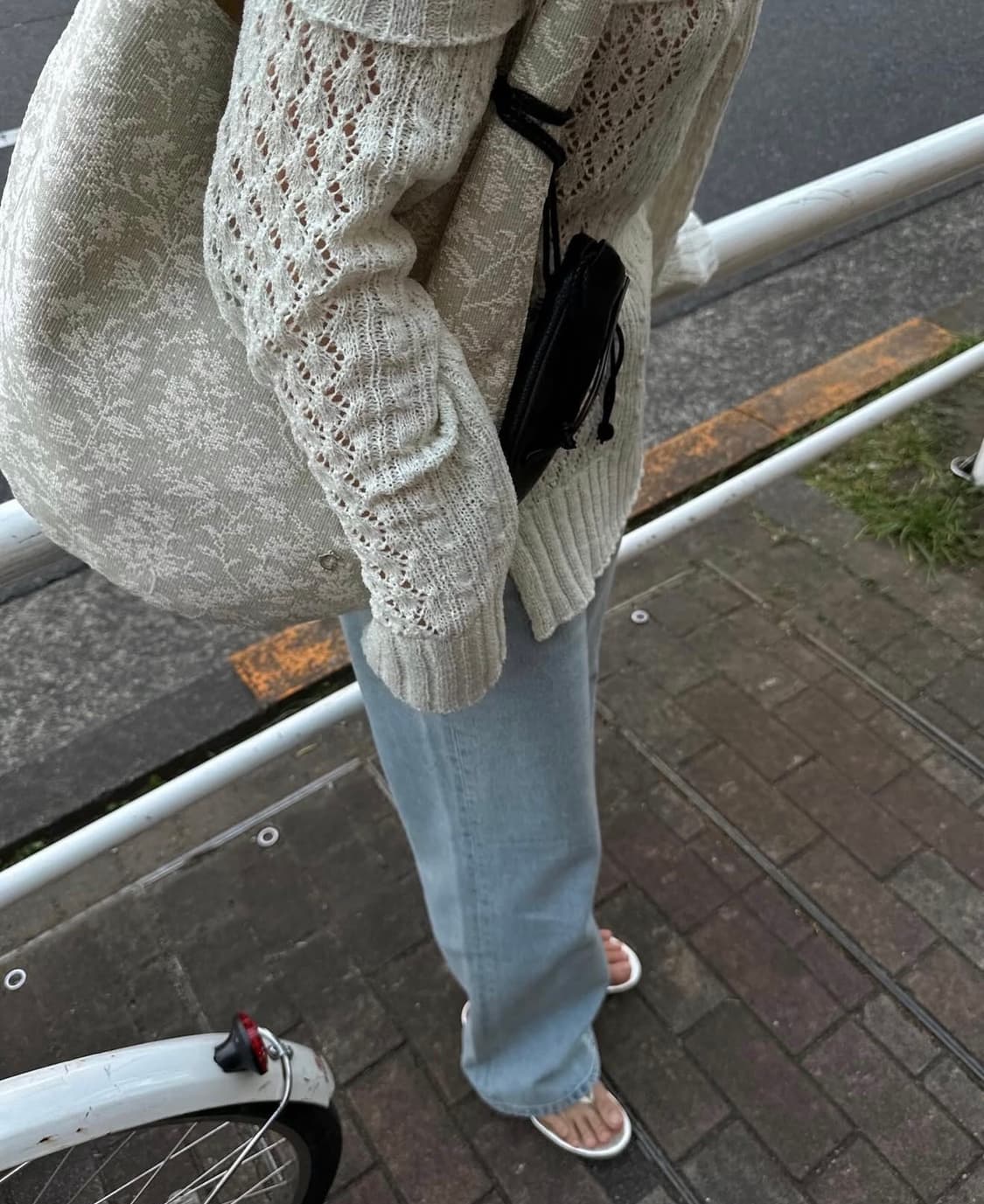 ged게드 플로럴숄더백 민트 상품이미지2