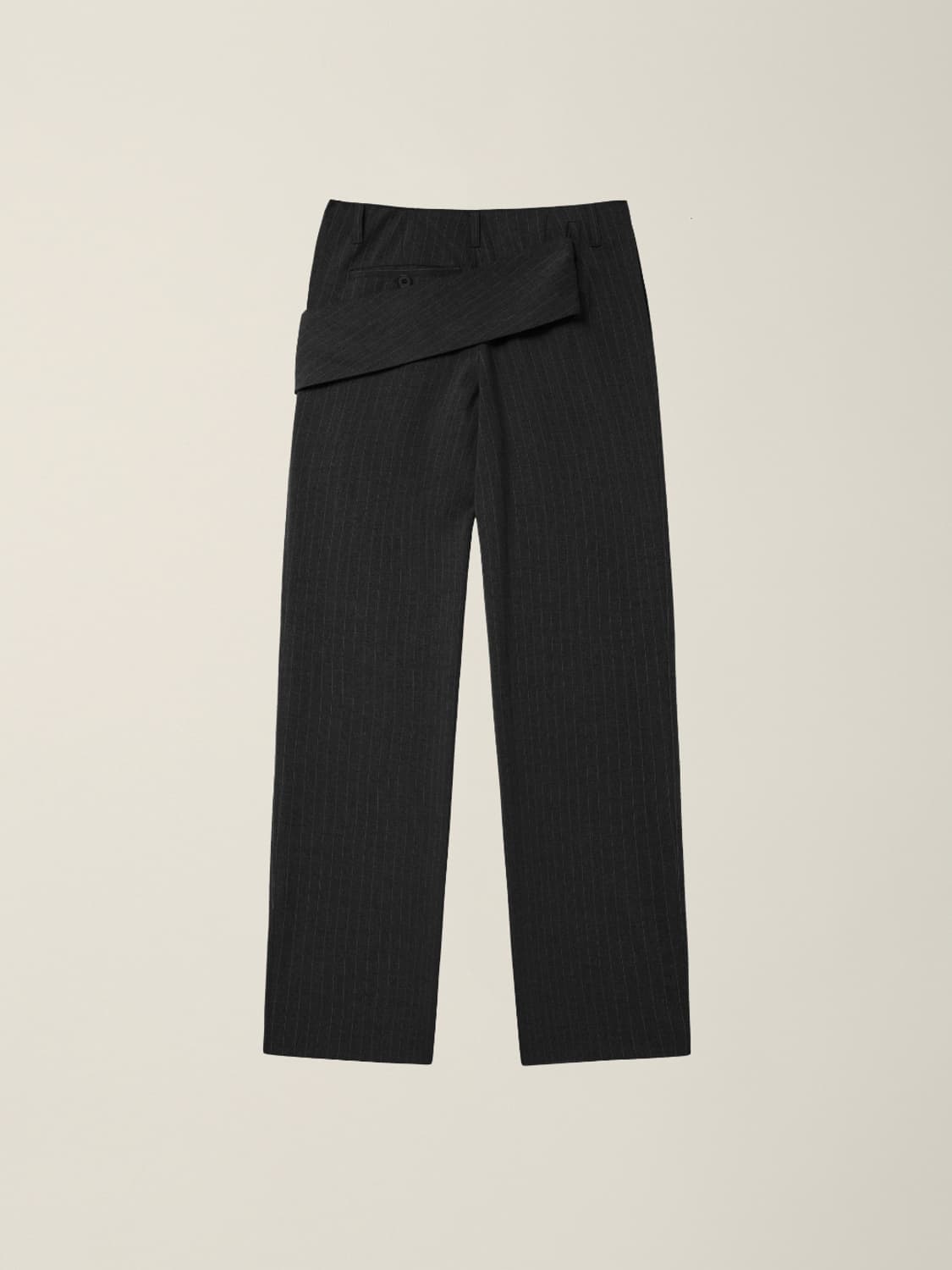 BELTED POCKET TROUSER BLACK (STRIPE) 상품이미지3