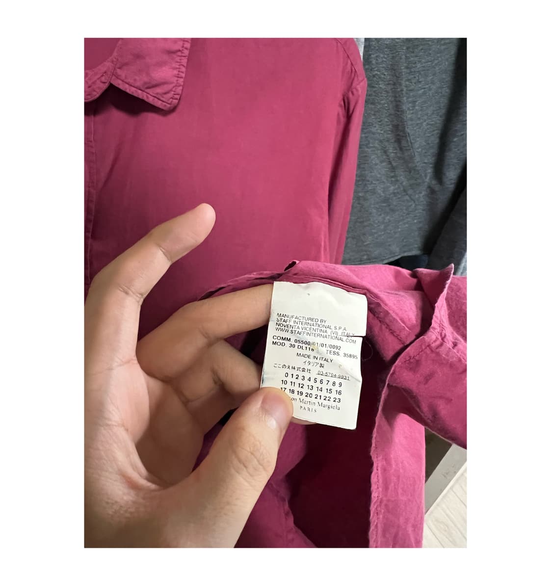 마틴 마르지엘라 셔츠 상품이미지3