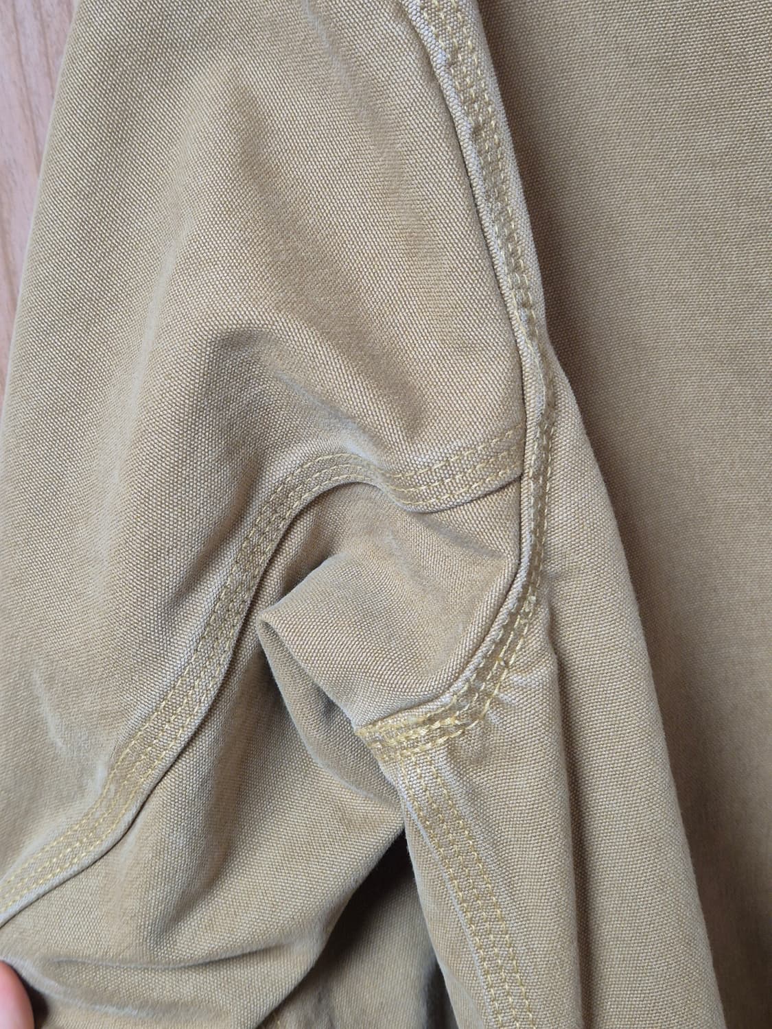 아웃스탠딩 캔버스 커버올 초어자켓 베이지 S 상품이미지3