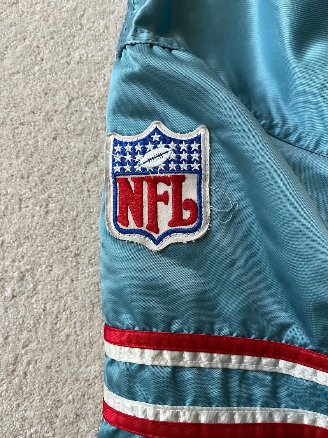 90s Starter x NFL 휴스턴 오일러스 퀄팅자켓(100-103) 상품이미지8