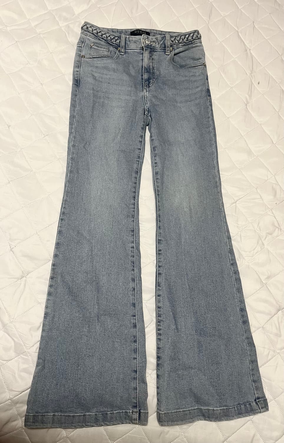 게스 여성 부츠컷 연청바지 상품이미지2