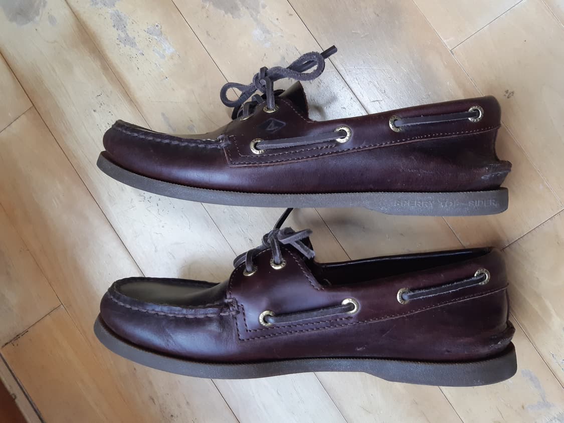 스페리 보트슈즈 다크 브라운 상품이미지5