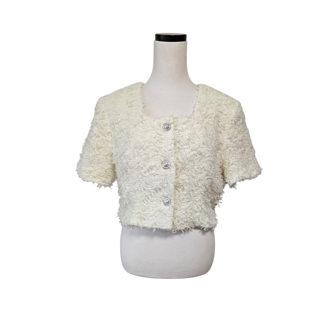 드헤베 스퀘어 넥 트위드 자켓 (새상품) 상품이미지2