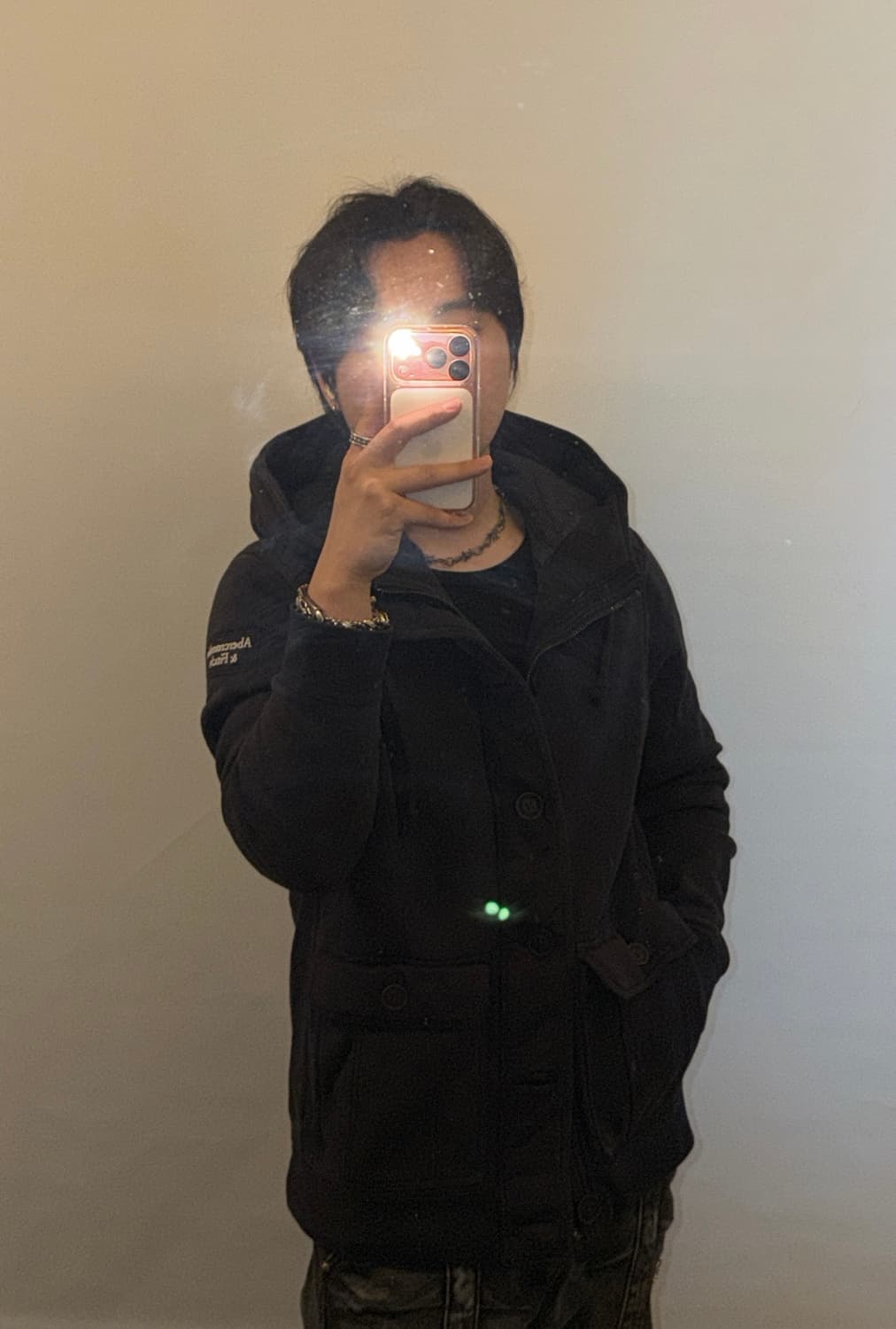 아베크롬비 y2k 버튼 후드자켓 상품이미지1