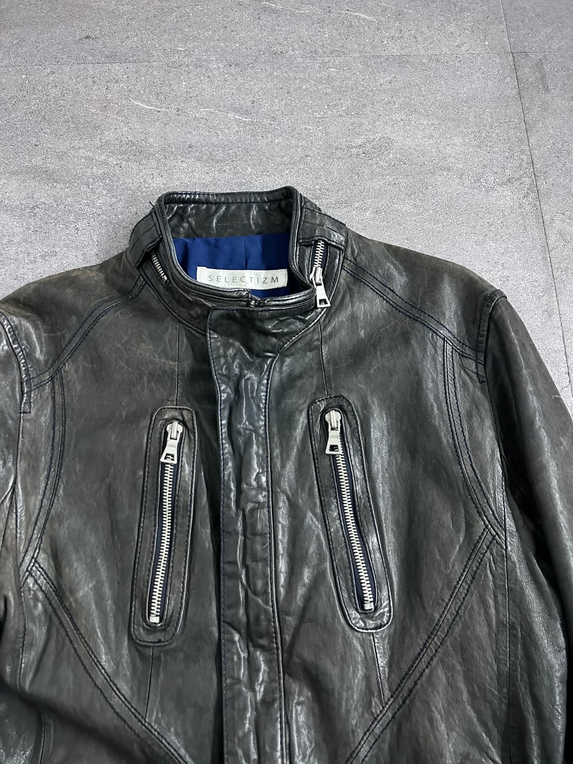 램스킨 레더 자켓 상품이미지5