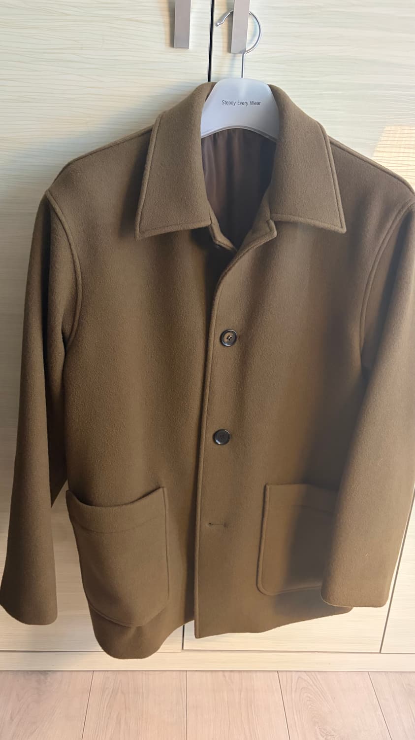 스테디에브리웨어 올리브 하프코트2 상품이미지2