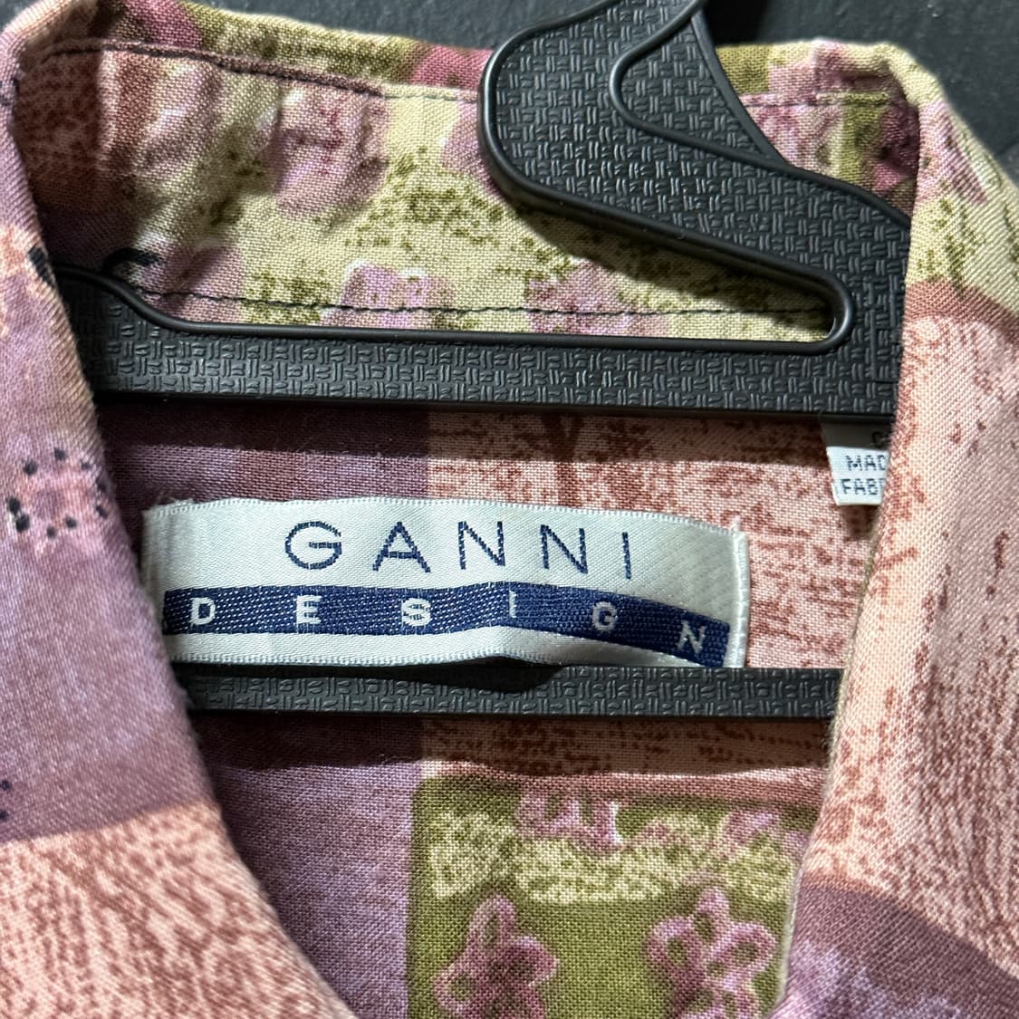 Ganni 가니 에스닉 풀 패턴 레이온 원 포켓 긴팔 셔츠 상품이미지5