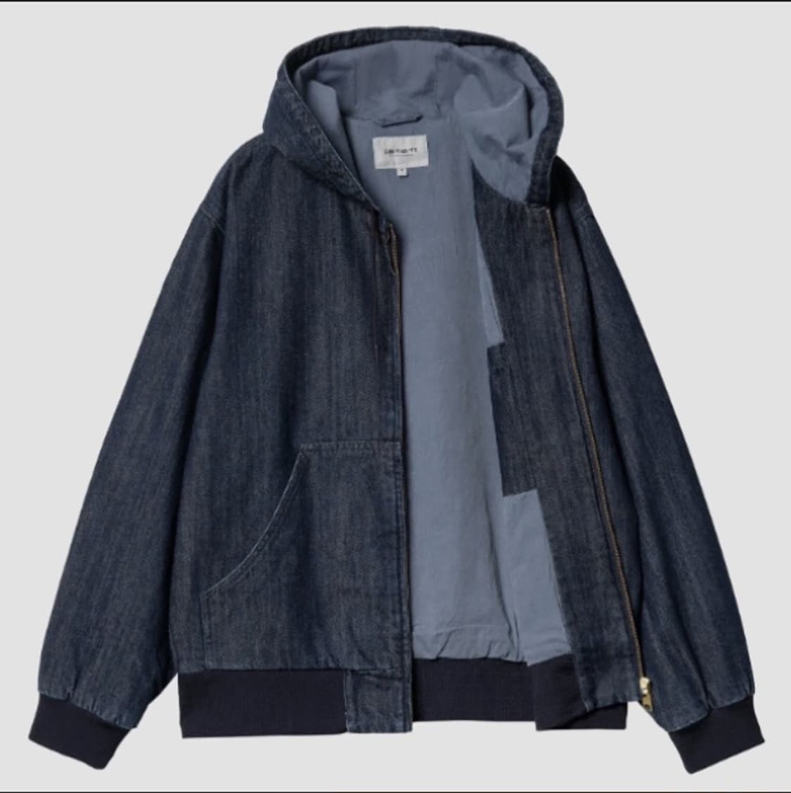 칼하트 wip  og 액티브 자켓 코튼 데님 네이비  xl 상품이미지2