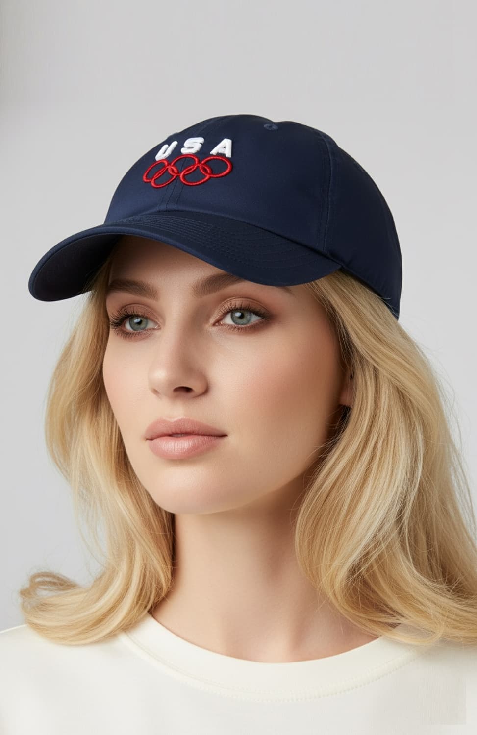 나이키 초레어 빈티지 USA 미국 올림픽 나일론 네이비 볼캡 모자 운동 상품이미지7