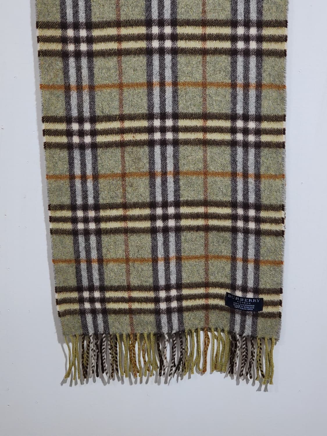 (정품) 버버리 캐시미어 목도리 체크 머플러 영국판  상품이미지3