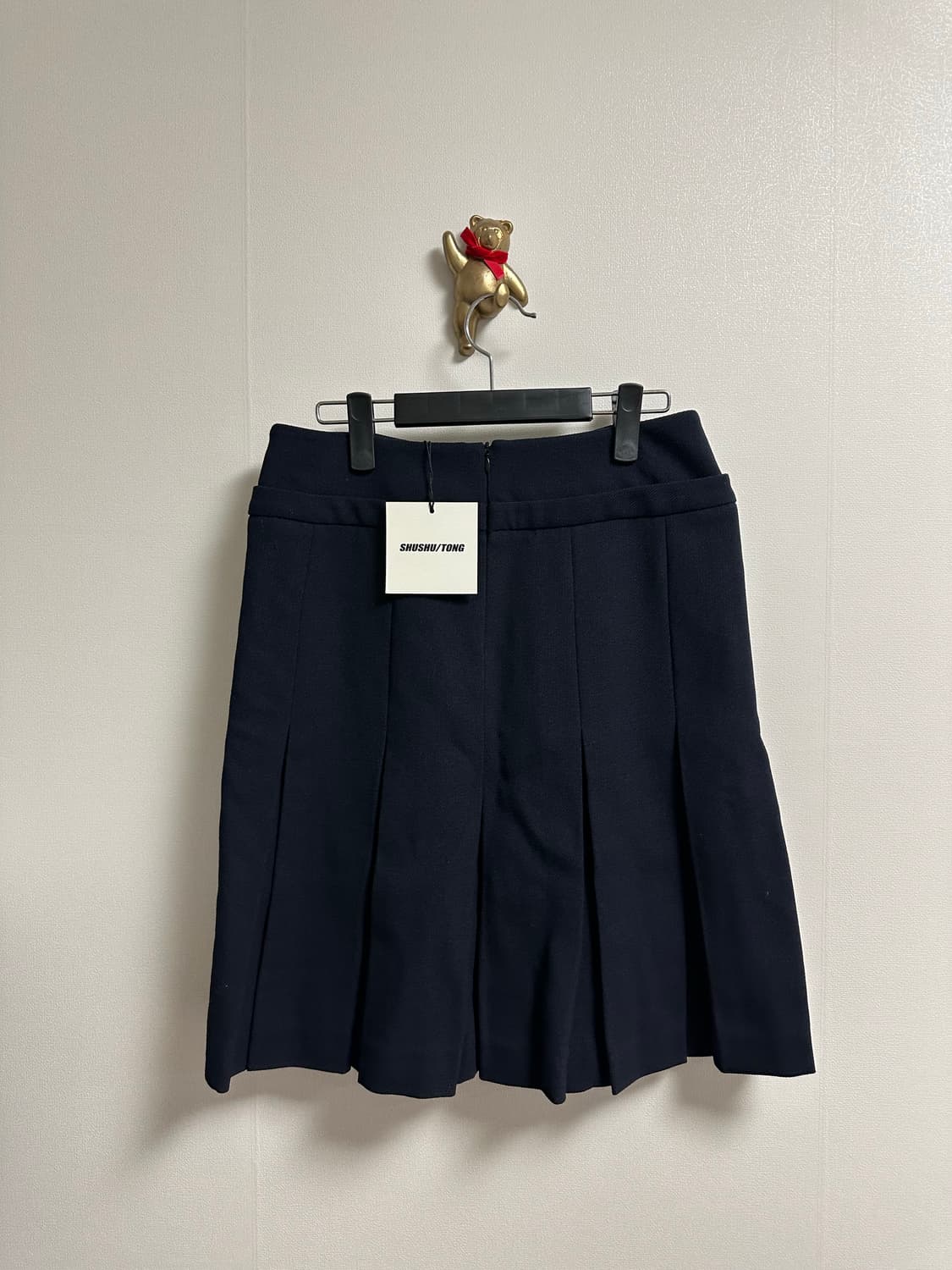(새상품)슈슈통 23FW 보우 웨이스트 플리츠 스커트 - UK10 상품이미지6
