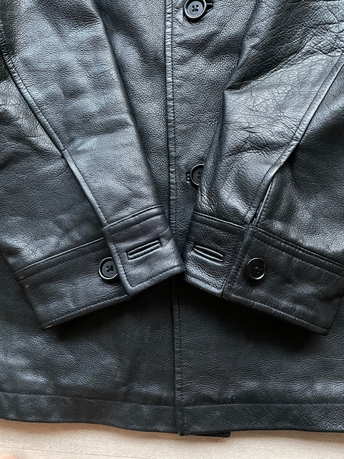 90s 올드갭 레더 카코트 gap carcoat 상품이미지7