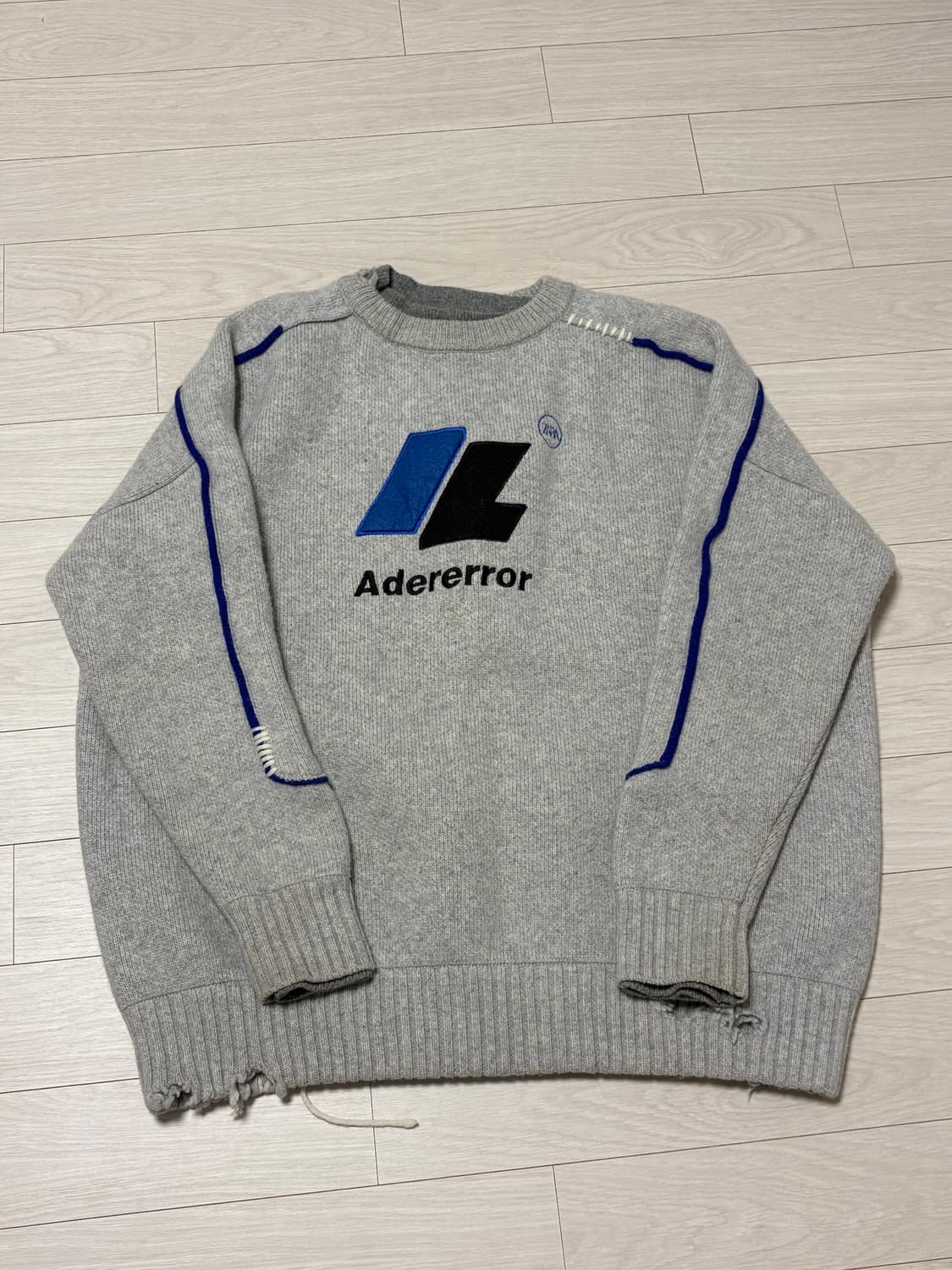 자라 x 아더에러 오버사이즈 스웨터 그레이 s-m사이즈 상품이미지1